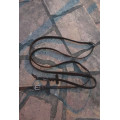Filet Norton cuir marron + rênes