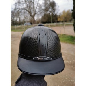 Casque d'équitation noir Harry hall