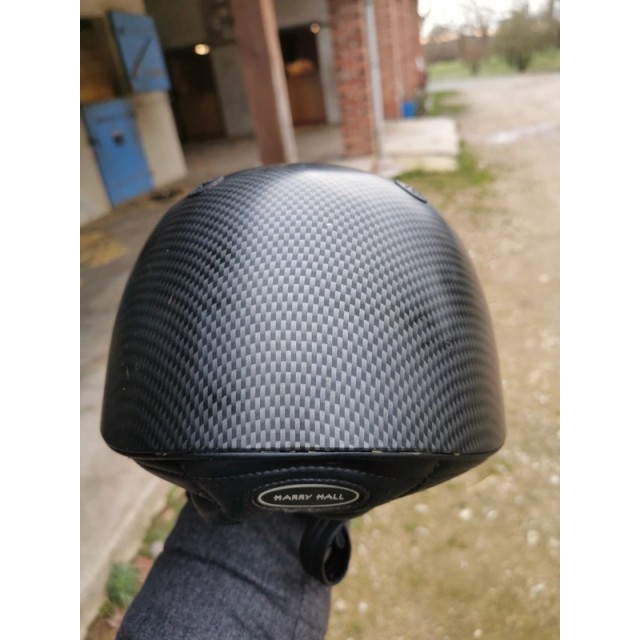 Casque d'équitation noir Harry hall