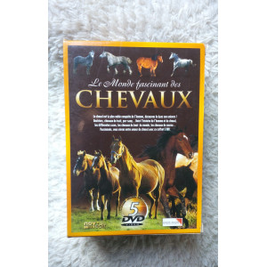 Lot de 5 DVD le monde fascinant des chevaux
