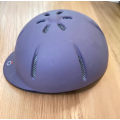 Bombe équestre oxylane violet 48-52 cm de tour de taille