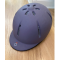 Bombe équestre oxylane violet 48-52 cm de tour de taille