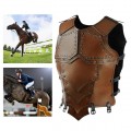 Adult Equestrian Horse Riding Vest Protective Eventing Shock Absorption Gear Brown
