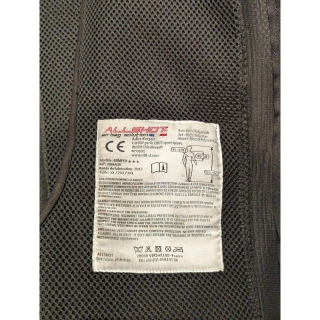 Gilet Airbag Allshot