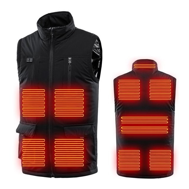 POROPL Casual Coat For Men,Outdoor Warm Clothing Heated For Riding Skiing Fishing Charging Via Heated Coat