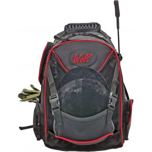 Avec porte-casque pour l’équitation, un sac avec plusieurs compartiments