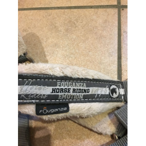 Licol moumoute rose et gris Fouganza