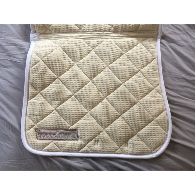 Tapis blanc de dressage Cavalassur