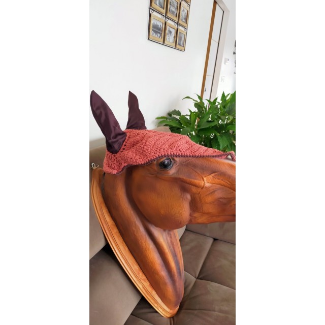 Bonnet orange X marron