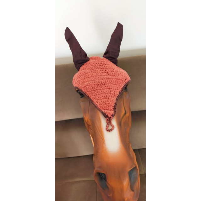 Bonnet orange X marron