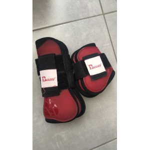 Guêtres et protèges boulets rouges