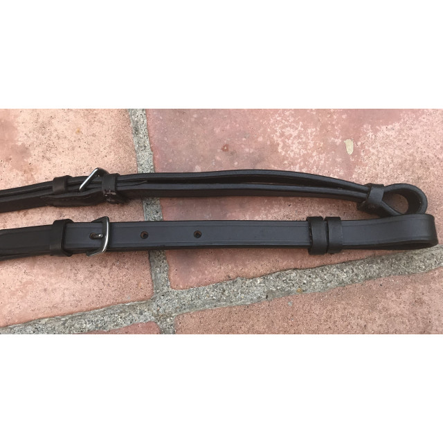 Rênes allemandes cuir marron foncé