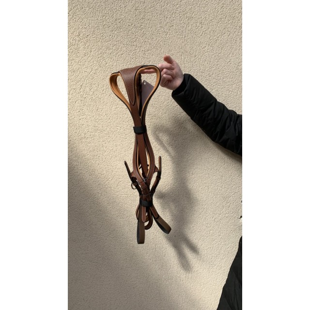 Collier de chasse à pont + martingale sporti à anneaux taille full NEUF
