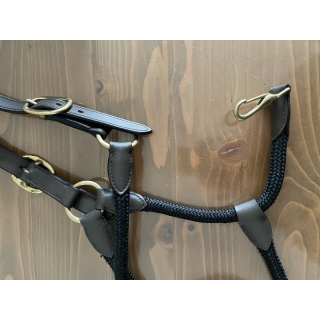 Licol cuir/corde