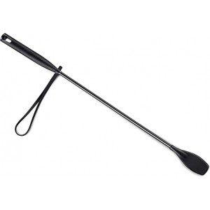 Kerbl Springgerte Glitzer, 65 Cm, Silber, Mit Schlag 320103 Cravache de Saut à Claquette, Paillet