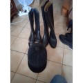 Ensemble bottes casque équitation