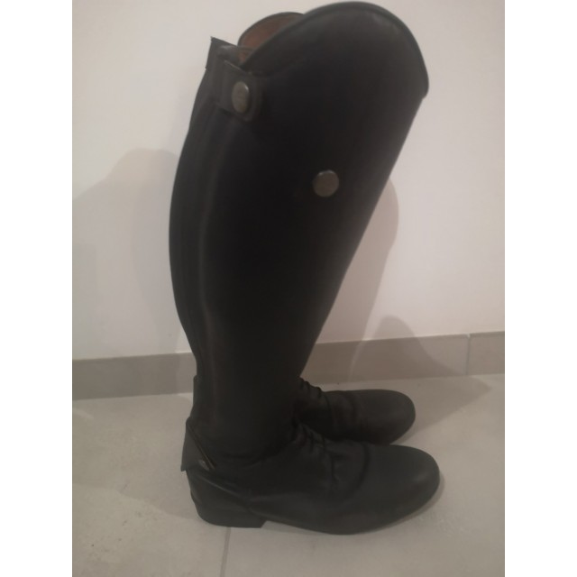 Bottes cuir +housse de transport