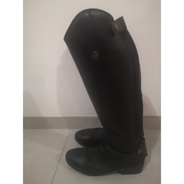 Bottes cuir +housse de transport