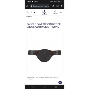 Bavette courte 60cm