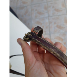 Bridon EQUIPE  muserolle croisée marron taille cheval