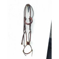 Bridon EQUIPE  muserolle croisée marron taille cheval