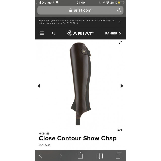 mini chaps ariat
