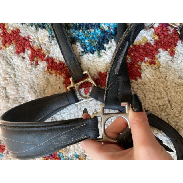 Licol en cuir fouganza