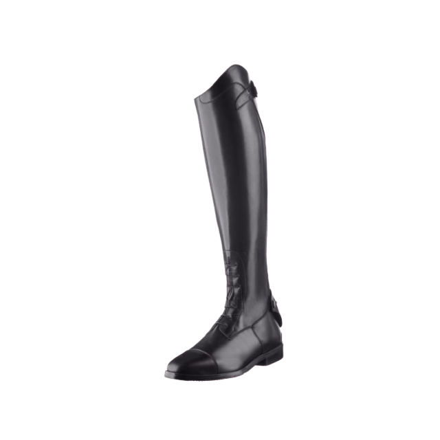Bottes équitation cuir noir à lacet, Orion by EG07 neuves