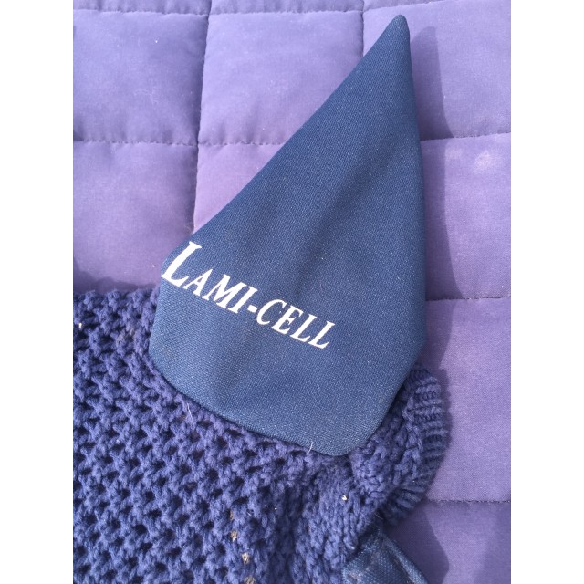 Ensemble tapis et bonnet Veredus et Lamicell bleu marine