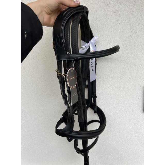 Bridon anatomique TdeT noir Pur sang