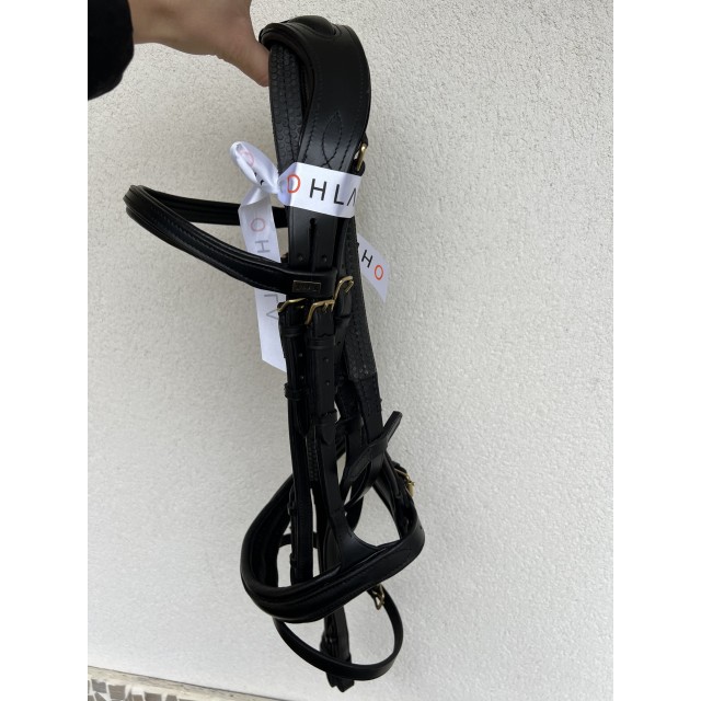 Bridon anatomique TdeT noir Pur sang