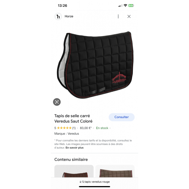 Tapis veredus état neuf