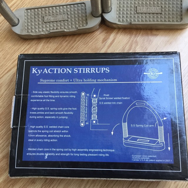 Étriers ky action stirrups 120 mm