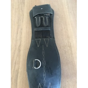 Sangle dressage courte  noire