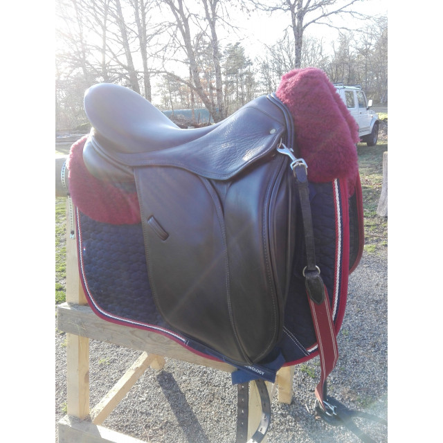 tapis de dressage doublé mouton avec goutière
