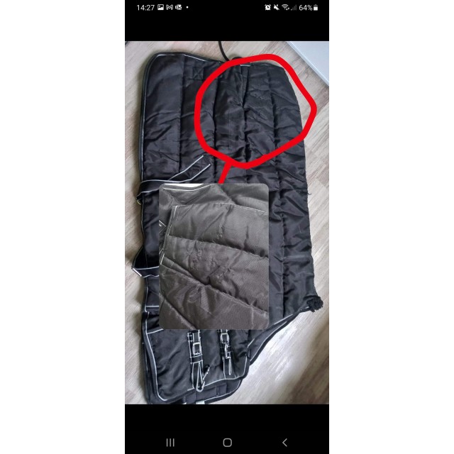 Couverture D'écurie Equithème Colorado Noir