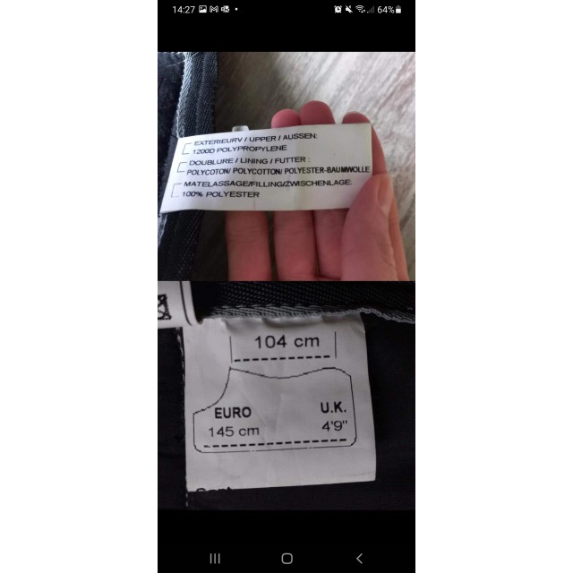 Couverture D'écurie Equithème Colorado Noir