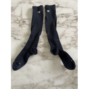 Chaussettes grip silicone west island fixity taille S noires
