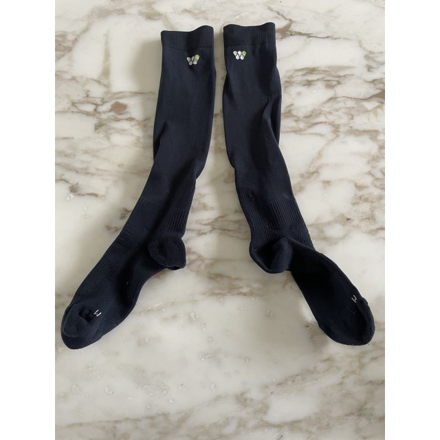Chaussettes d’équitation silicon WEST ISLAND taille M (39 à 42) bleu marine