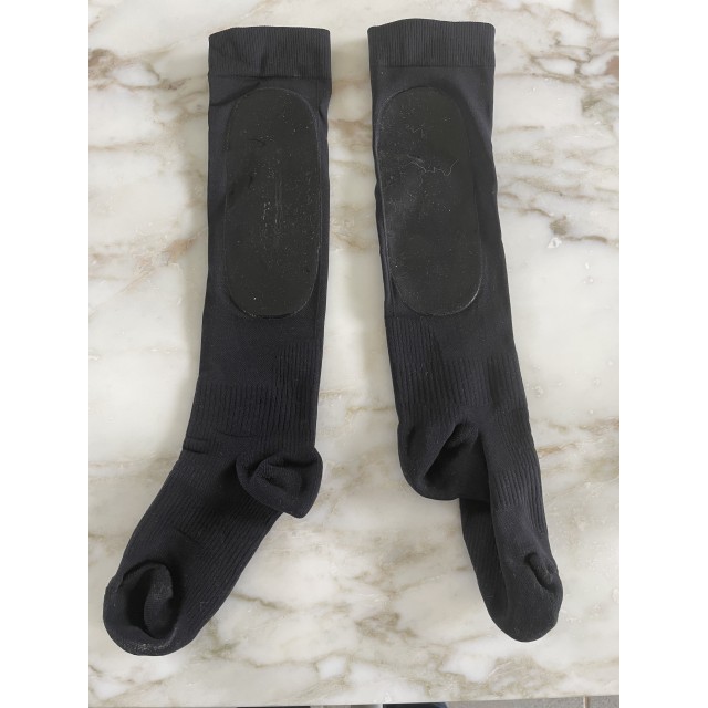 Chaussettes grip silicone west island fixity taille S noires