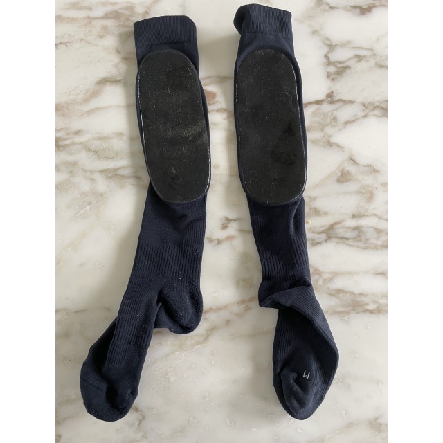 Chaussettes d’équitation silicon WEST ISLAND taille M (39 à 42) bleu marine
