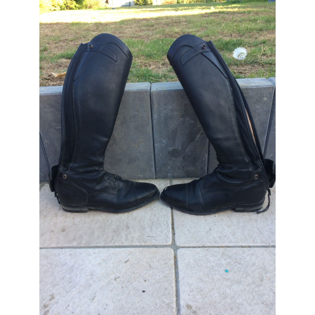 bottes en cuir
