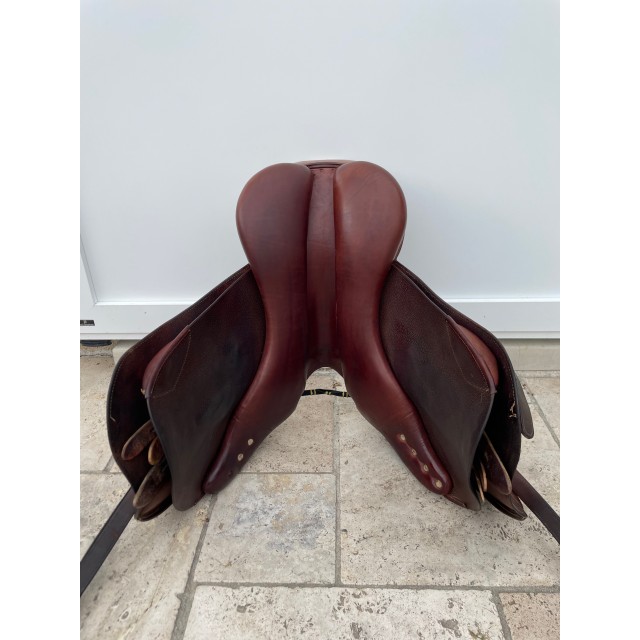 Selle Henri de Rivel cuir marron