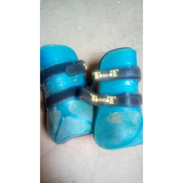 Guêtres ouvertes turquoise T de T