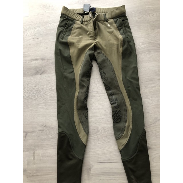 pantalon équitation kaki