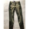 pantalon équitation kaki