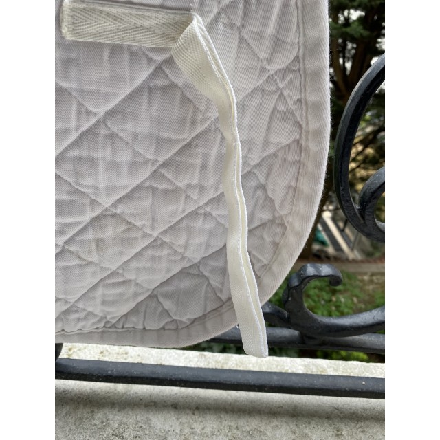 Tapis blanc taille petit poney B/shetland