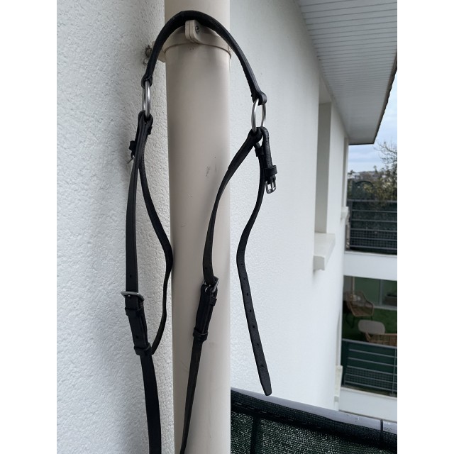 Collier de chasse noir taille cheval