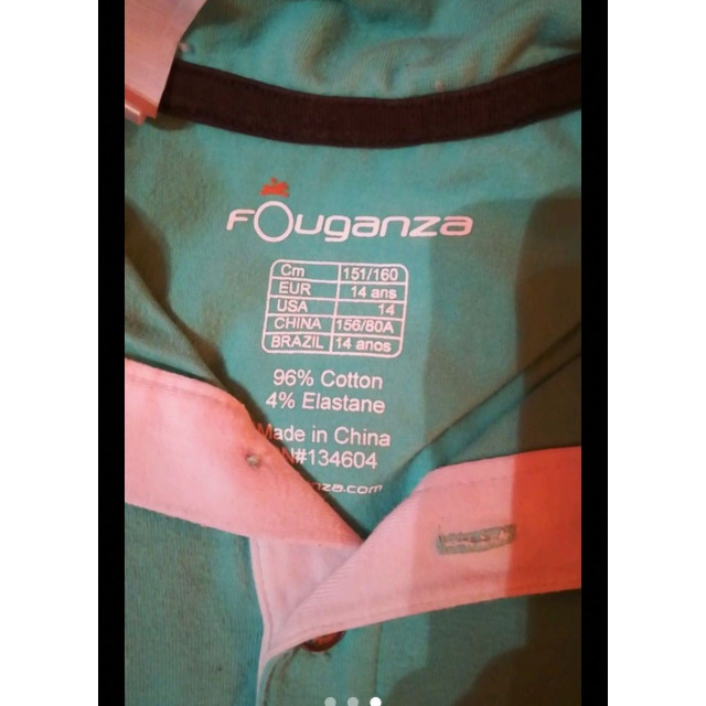Tee-shirt turquoise