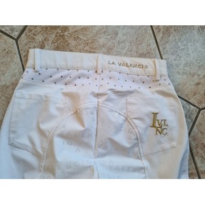 Pantalon blanc strass la valencio neuf